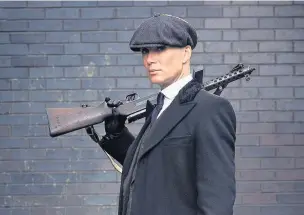  ??  ?? Thomas Shelby (Cillian Murphy) is back for a new series of Peaky Blinders