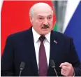  ?? ?? President Lukashenko