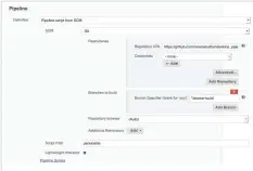  ??  ?? Figure 3: Pipeline configurat­ion in Jenkins Project