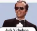  ??  ?? Jack Nicholson