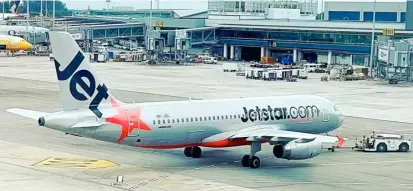  ?? PHOTOGRAPH COURTESY OF FB/JETSTAR ?? JETSTAR Asia currently flies Singapore – Manila — Singapore twice daily and once daily from Manila to Tokyo-Narita.