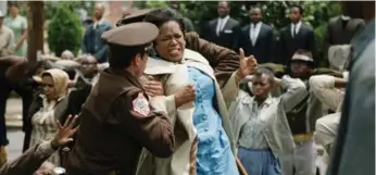  ??  ?? Oprah Winfrey gives an affecting cameo as Annie Lee Cooper, one of the early pioneers of voting justice, in Selma.
