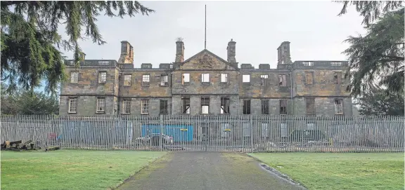  ??  ?? Leslie House was destined to be converted into luxury apartments until a fire gutted the place. It may yet be returned to its former glory.