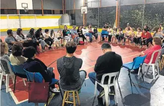  ?? ESCOLA BAKHITA ?? Consenso. Assembleia na Escola Bakhita, com as famílias, decidiu que o uso do uniforme deveria ser opcional