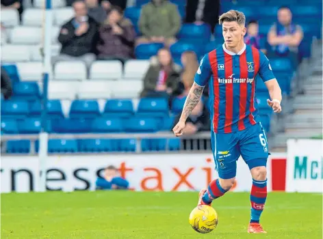  ?? ?? VOICE OF EXPERIENCE: Josh Meekings has played for both sides facing each other at Dens Park on Saturday.