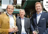  ?? Fotos: Jürgen Fuchs,
Sabine Hoffmann
und Oliver Wolf ?? Andritz-Chef Wolfgang Leitner, Magna-Präsident Günther Apfalter, Daimler-Vorstand Ola Källenius