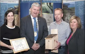  ??  ?? FCJ Bunclody: Catherine Doyle, Cllr Paddy Kavanagh (Chairman, Wexford County Council), Brendan Daly, and Cllr Barbara Anne Murphy.