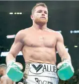  ?? FE ?? Saúl -Canelo- Álvarez tiene una pelea “apalabrada” con Joe Saunders.