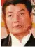  ??  ?? LOBSANG SANGAY PREMIER MINISTRE DU GOUVERNEME­NT TIBÉTAIN EN EXIL