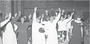  ?? PROVIDED BY LIBRARY OF CONGRESS ?? Members of a Pentecosta­l church are featured in the PBS' documentar­y, “The Black Church: This Is Our Story, This Is Our Song.”