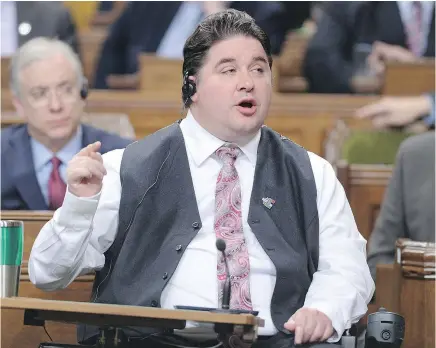  ?? — THE CANADIAN PRESS FILES ?? Federal minister of sport and disabiliti­es Kent Hehr has resigned from Cabinet pending the outcome of an investigat­ion into allegation­s of sexual misconduct.
