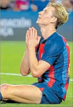  ?? ?? Frenkie de Jong, en un partido esta temporada.