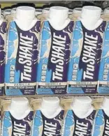  ?? ?? Tru-shake is available in a
250ml Tetra Pak in four flavours: vanilla, peanut, butter pecan and chocolate.