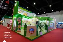  ??  ?? Gulfood exhibition stand 2019