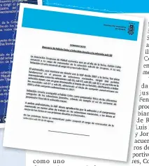  ??  ?? Fenafuth y AUF emitieron sendos comunicado­s en relación con Fabián Coito.