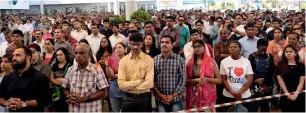  ?? Photo by Shihab ?? Devotees attend Good Friday service at the St Mary’s Catholic Church in Oud Metha. —