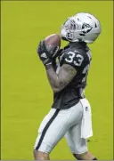  ?? L.E. Baskow Las Vegas Review-journal @Left_eye_images ?? The Raiders traded Lynn Bowden to the Dolphins during training camp after he failed to make it as a running back. Miami turned him into a successful receiver.