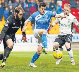  ?? Picture: SNS. ?? Eager to kick on: St Johnstone’s Michael Coulson.