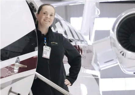  ?? COLLEEN DE NEVE/ POSTMEDIA NEWS ?? In the past 10 years, young entreprene­ur Barbara McLean- Stollery has increased revenue at Executive Airways Grooming Services in Calgary 1,500 per cent.