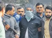  ?? ARVIND YADAV/HT PHOTO ?? ▪ Alleged IM cofounder Abdul Subhan Qureshi was arrested by the Delhi Police on Saturday.