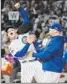  ?? Chicago Tribune ?? CUBS’ Anthony Rizzo, left, rejoices.