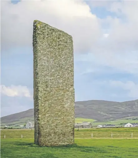  ?? ?? When love blossomed in Orkney, a young couple would walk to the Stones of Stenness, above, referred to as Temple of the Moon. The custom of handfastin­g, far right, has become popular again. The account of bundling, at the blackhouse­s of Lewis, right, was written in 1933. Top: Young couples in Orkney prayed to Odin to cement their relationsh­ip.