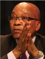  ?? ?? Former president Jacob Zuma