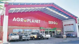  ??  ?? Sergo-Agroplanet ubicado en Avenida Ramón Sanfurgo 190, Santa Cruz.