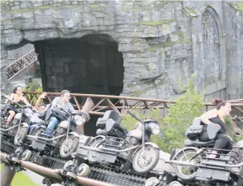  ?? ROXANA DE LA RIVA / LA PRENSA ?? Un vistazo a Hagrid’s Magical Creatures Motorbike Adventure, la nueva montaña rusa en Universal Orlando.