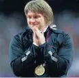  ?? MATT SLOCUM, AP ?? Belarus’ Nadzeya Ostapchuk was stripped of her shot put gold medal in London.