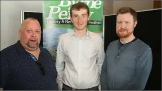  ??  ?? Michael Dwyer, Michael O’Dwyer and Gorey 400 editor Ian Kenneally.