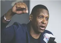  ?? CRAIG ROBERTSON FILES ?? Toronto Raptors President Masai Ujiri has shown he can lend a sense of calm, passion, humanity and dignity to the worst of situations.