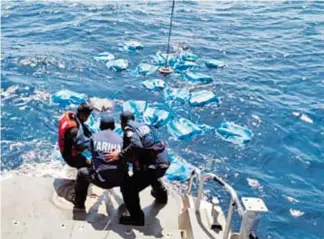  ?? CORTESÍA: SEMAR ?? Uno de los decomisos fue hecho por la Marina en Puerto Chiapas