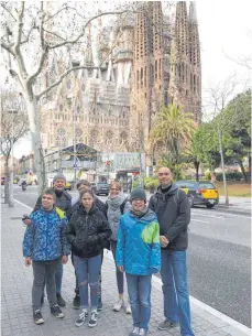  ?? FOTO: PRIVAT ?? Ein Höhepunkt: Besuch der Sagrada Familia.