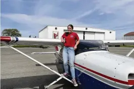  ?? ?? Stebbins Senior, Lilly Mellon, Takes Flight: Selected for prestigiou­s AFJROTC Flight Academy