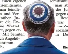  ?? Foto: dpa ?? Dieser Mann trägt eine Kippa.