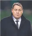  ??  ?? New Zealand coach Steve Hansen.