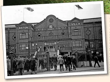  ?? ?? MATCH DAY: Left, Aston Villa FC were a major force in British football in the 1920s; right, Tommy’s landlord George Stagg served in the First World
War