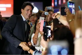  ?? CHRIS WATTIE/REUTERS FILE PHOTO ?? Prime Minister Justin Trudeau is scheduled to arrive Thursday morning to address the Liberals’ national caucus.