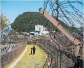  ?? ED JONES AFP VIA GETTY IMAGES ?? A North Korean man crawled over the border fence this month without triggering any alarms.