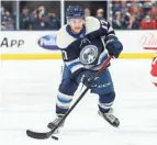  ?? ADAM CAIRNS/COLUMBUS DISPATCH ?? “I have to be a bit of a rat and get under guys’ skin,” forward Justin Danforth said of his role with the Blue Jackets.