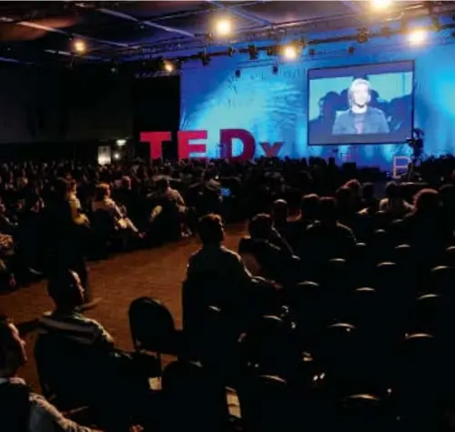  ??  ?? TEDxRiodel­aPlata: El evento es gratuito y este año se sortearon 10 mil entradas entre todos los que se anotaron en el sitio web.