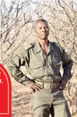  ?? Pictures: Nigel Sibanda ?? PRIZE WINNER. The Best Field Ranger of the year winner Anton Mzimba, at Balule Nature Reserve in Limpopo, during the Department of Enviroment­al Affairs and Flauna consortium’s media site visit to one of South Africa’s top women anti-poaching unit.