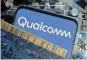  ?? Picture: REUTERS FILE ?? CHIP DEMAND: Qualcomm is looking to deepen its automotive business