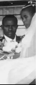  ?? ?? Alfred and Yankurije married 14 years after the genocide