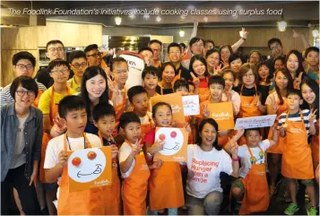  ??  ?? The Foodlink Foundation’s initiative­s include cooking classes using surplus food