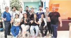  ??  ?? La UADEC conquistó 10 medallas en el Nacional de halterofil­ia celebrado en San Luis Potosí.