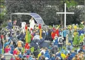  ?? REUTERS ?? ■ Pope Francis arrives in Knock, Ireland on Sunday.