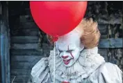  ?? Warner Bros. ?? HORROR movies such as “It” had a banner year. It scored $327 million despite its September release.