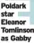  ?? ?? Poldark star Eleanor Tomlinson as Gabby